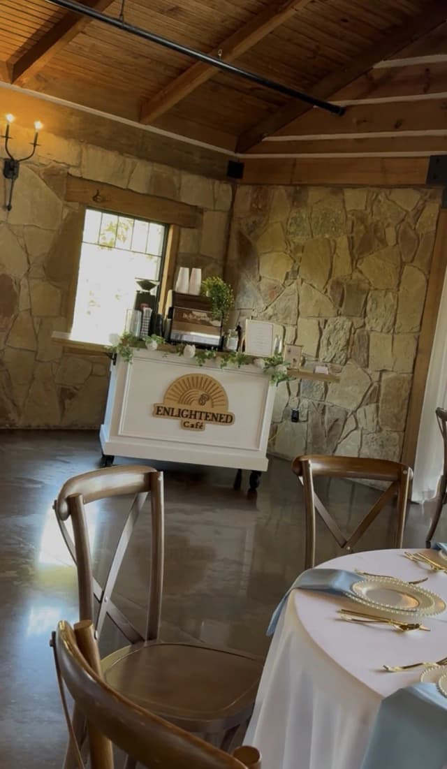 Enlightened Café mobile coffee cart and team in Seagoville, TX